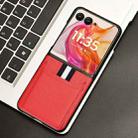 For Motorola Razr 50 Ultra Litchi Texture Card Slot Phone Case(Red) - 2