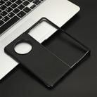 For Tecno Phantom V Fold PU Leather PC Phone Case(Black) - 2