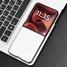 For Motorola Razr 60 Ultra PU Leather PC Phone Case(White) - 2