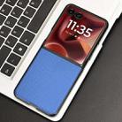 For Motorola Razr 60 Ultra PU Leather PC Phone Case(Blue) - 2