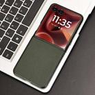 For Motorola Razr 60 Ultra PU Leather PC Phone Case(Green) - 2