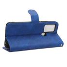 For Oukitel C33 Skin Feel Magnetic Flip Leather Phone Case(Blue) - 5