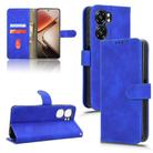 For Oukitel C58 Skin Feel Magnetic Flip Leather Phone Case(Blue) - 1