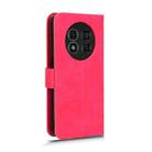 For Ulefone Note 15 Skin Feel Magnetic Flip Leather Phone Case(Rose Red) - 3