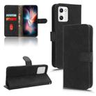 For UMIDIGI C2 / C1 / C1 Max Skin Feel Magnetic Flip Leather Phone Case(Black) - 1
