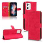 For UMIDIGI C2 / C1 / C1 Max Skin Feel Magnetic Flip Leather Phone Case(Rose Red) - 1