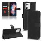 For UMIDIGI G2 / G1 / G1 Max Skin Feel Magnetic Flip Leather Phone Case(Black) - 1