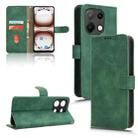 For UMIDIGI Note 100 Skin Feel Magnetic Flip Leather Phone Case(Green) - 1