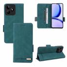 For Realme C53 4G / Narzo N53 4G Magnetic Clasp Leather Phone Case(Green) - 1