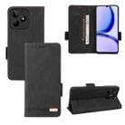 For Realme C53 4G / Narzo N53 4G Magnetic Clasp Leather Phone Case(Black) - 1