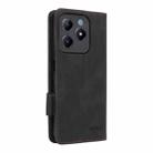 For Realme C63 / C61 Magnetic Clasp Leather Phone Case(Black) - 3