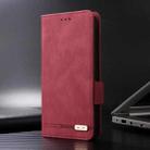 For Realme GT 6 / GT 6T Magnetic Clasp Leather Phone Case(Red) - 2