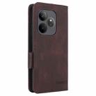 For Realme GT Neo6 / GT Neo6 SE Magnetic Clasp Leather Phone Case(Brown) - 3