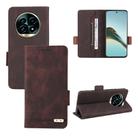 For Realme 13 Pro / 13 Pro+ Magnetic Clasp Leather Phone Case(Brown) - 1