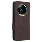 For Realme 13 Pro / 13 Pro+ Magnetic Clasp Leather Phone Case(Brown) - 3