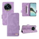 For Realme 13 Pro / 13 Pro+ Magnetic Clasp Leather Phone Case(Purple) - 1