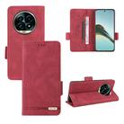 For Realme 13 Pro / 13 Pro+ Magnetic Clasp Leather Phone Case(Red) - 1