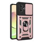 For Motorola Moto G54 5G EU Sliding Camera Cover Design TPU Hybrid PC Phone Case(Rose Gold) - 1