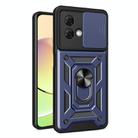 For Motorola Moto G84 Sliding Camera Cover Design TPU Hybrid PC Phone Case(Blue) - 1