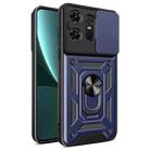 For Motorola Edge 50 Pro Global Sliding Camera Cover Design TPU Hybrid PC Phone Case(Blue) - 1