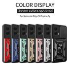 For Motorola Edge 50 Fusion Sliding Camera Cover Design TPU Hybrid PC Phone Case(Mint Green) - 2