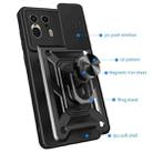 For Motorola Edge 50 Ultra Sliding Camera Cover Design TPU Hybrid PC Phone Case(Blue) - 3