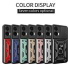 For Motorola Moto G35 5G Global Sliding Camera Cover Design TPU Hybrid PC Phone Case(Red) - 2