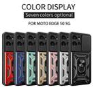 For Motorola Edge 50 5G Sliding Camera Cover Design TPU Hybrid PC Phone Case(Black) - 2