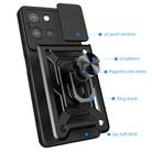 For Motorola Moto G 2025 Sliding Camera Cover Design TPU+PC Phone Case(Black) - 3
