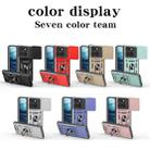 For Motorola Edge 60 Fusion Sliding Camera Cover Design TPU Hybrid PC Phone Case(Blue) - 2