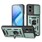 For Motorola Moto G 5G 2024 Sliding Camera Cover Design TPU+PC Phone Case(Mint Green) - 1