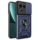 For Realme Narzo 60x 5G Global Sliding Camera Cover Design TPU Hybrid PC Phone Case(Blue) - 1