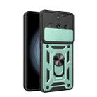 For Realme 11 Pro 5G/11 Pro+ Sliding Camera Cover Design TPU Hybrid PC Phone Case(Mint Green) - 1