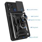 For Realme C25 / C15 Sliding Camera Cover Design TPU Hybrid PC Phone Case(Black) - 3