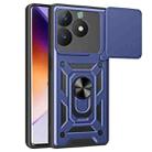 For Realme C61 / C63 Sliding Camera Cover Design TPU Hybrid PC Phone Case(Blue) - 1