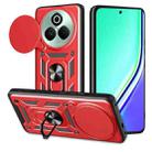 For Realme P3 Pro 5G Sliding Camera Cover Design TPU Hybrid PC Phone Case(Red) - 1