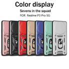 For Realme P3 Pro 5G Sliding Camera Cover Design TPU Hybrid PC Phone Case(Red) - 2