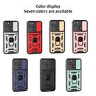 For Realme C21Y / C25Y Sliding Camera Cover Design TPU Hybrid PC Phone Case(Mint Green) - 2