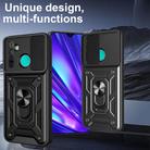 For Realme 5 Pro Sliding Camera Cover Design TPU Hybrid PC Phone Case(Blue) - 2