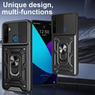 For Realme 5 Sliding Camera Cover Design TPU Hybrid PC Phone Case(Black) - 2