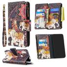 For Huawei P Smart Z Colored Drawing Pattern Zipper Horizontal Flip Leather Case with Holder & Card Slots & Wallet(Flower Elephants) - 1