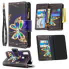 For Huawei P Smart Z Colored Drawing Pattern Zipper Horizontal Flip Leather Case with Holder & Card Slots & Wallet(Big Butterfly) - 1