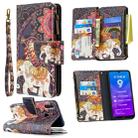 For Huawei Y7 (2019) Colored Drawing Pattern Zipper Horizontal Flip Leather Case with Holder & Card Slots & Wallet(Flower Elephants) - 1