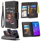 For Huawei Y7 (2019) Colored Drawing Pattern Zipper Horizontal Flip Leather Case with Holder & Card Slots & Wallet(Bear) - 1