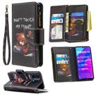 For Huawei Honor 9A Colored Drawing Pattern Zipper Horizontal Flip Leather Case with Holder & Card Slots & Wallet(Bear) - 1