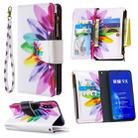 For Huawei Honor 9X Colored Drawing Pattern Zipper Horizontal Flip Leather Case with Holder & Card Slots & Wallet(Sun Flower) - 1