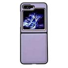 For Samsung Galaxy Z Flip5 Morandi PC Shockproof Phone Case(Purple) - 1