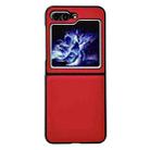 For Samsung Galaxy Z Flip5 Morandi PC Shockproof Phone Case(Red) - 1