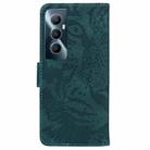 For Realme C65 4G Tiger Embossing Pattern Flip Leather Phone Case(Green) - 3