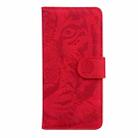 For OPPO A60 4G Tiger Embossing Pattern Flip Leather Phone Case(Red) - 2